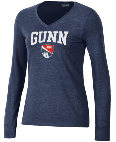 Gear For Sports® TriBlend Long Sleeve V-Neck Tee