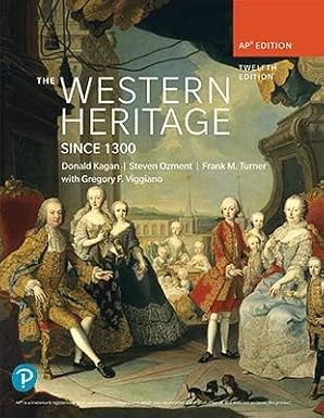 Western Heritage since 1300 - AP edition