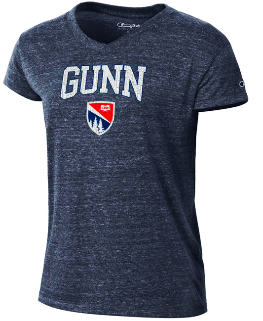 Champion® Women's Tri-Blend V-Neck Tee