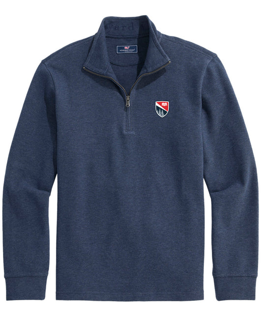 Vineyard Vines Mens Solid Saltwater Quarter-Zip